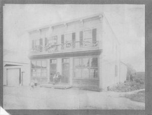 Historic photo of the original North Shore Animal Hospital building, later preserved by the East Meadow Veterinary Center family.